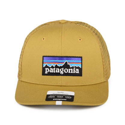 Patagonia P-6 Logo Trucker Cap aus organischer Baumwolle - Senfgelb