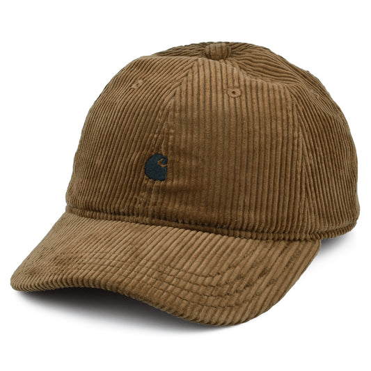 Carhartt WIP Harlem Kord Baseball Cap - Braun-Schwarz