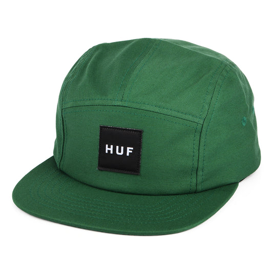 HUF Essentials Box Logo 5 Paneelen Cap - Waldgrün