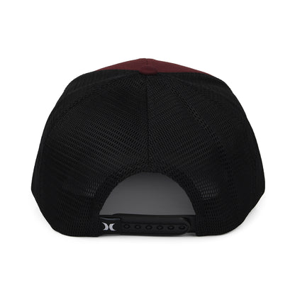 Hurley League II Flexfit Trucker Cap - Burgunderrot-Schwarz
