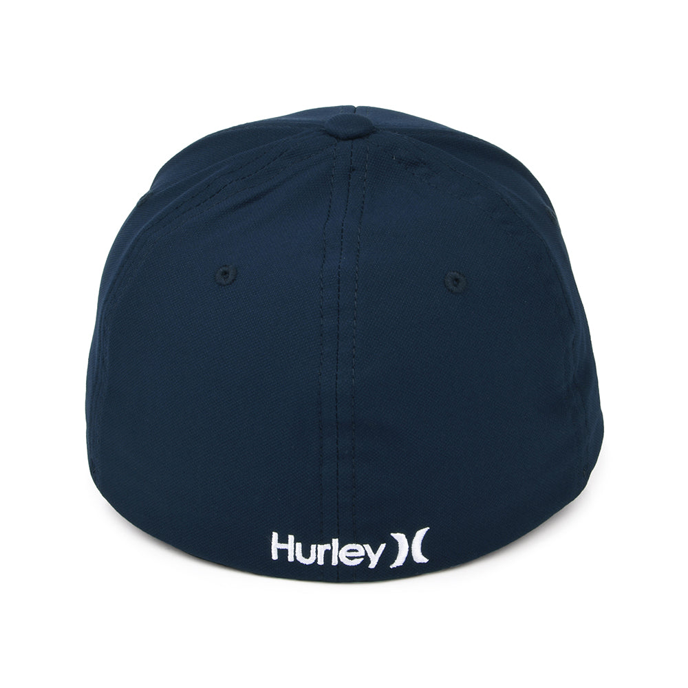 Hurley H2O-Dri One & Only Flexfit Baseball Cap - Dunkles Marineblau
