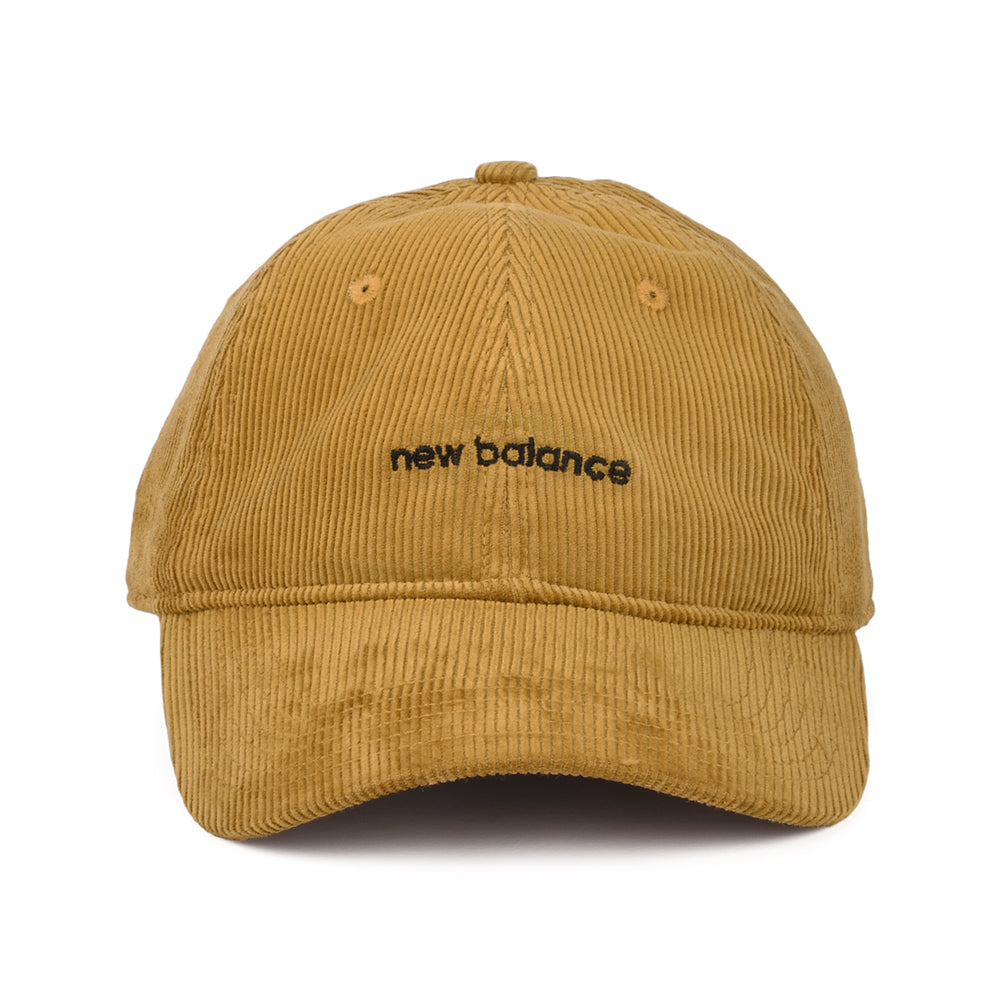 New Balance Verwaschener Kord Baseball Cap - Kamel