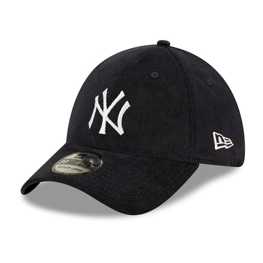 New Era 39THIRTY New York Yankees Baseball Cap - MLB Cord - Marineblau-Weiß
