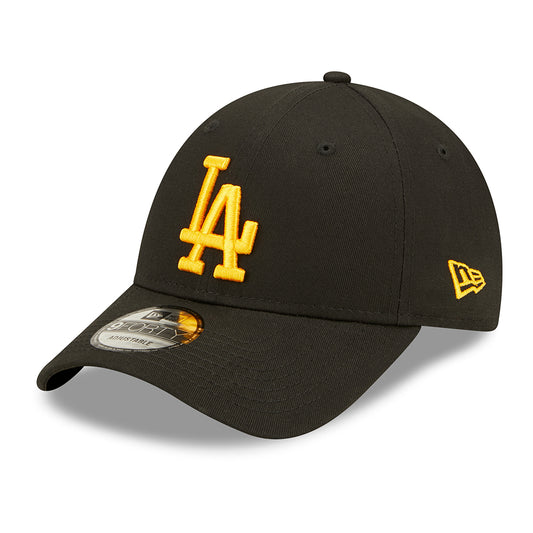 New Era 9FORTY L.A. Dodgers Baseball Cap - MLB League Essential - Schwarz-Gold