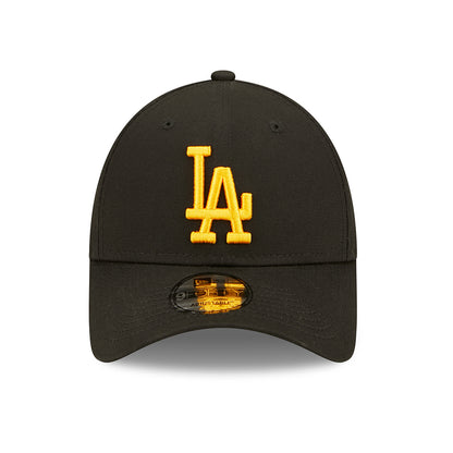 New Era 9FORTY L.A. Dodgers Baseball Cap - MLB League Essential - Schwarz-Gold