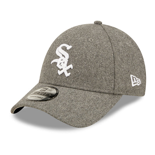 New Era 9FORTY Chicago White Sox Baseball Cap - MLB Melton The League - Grau-Weiß