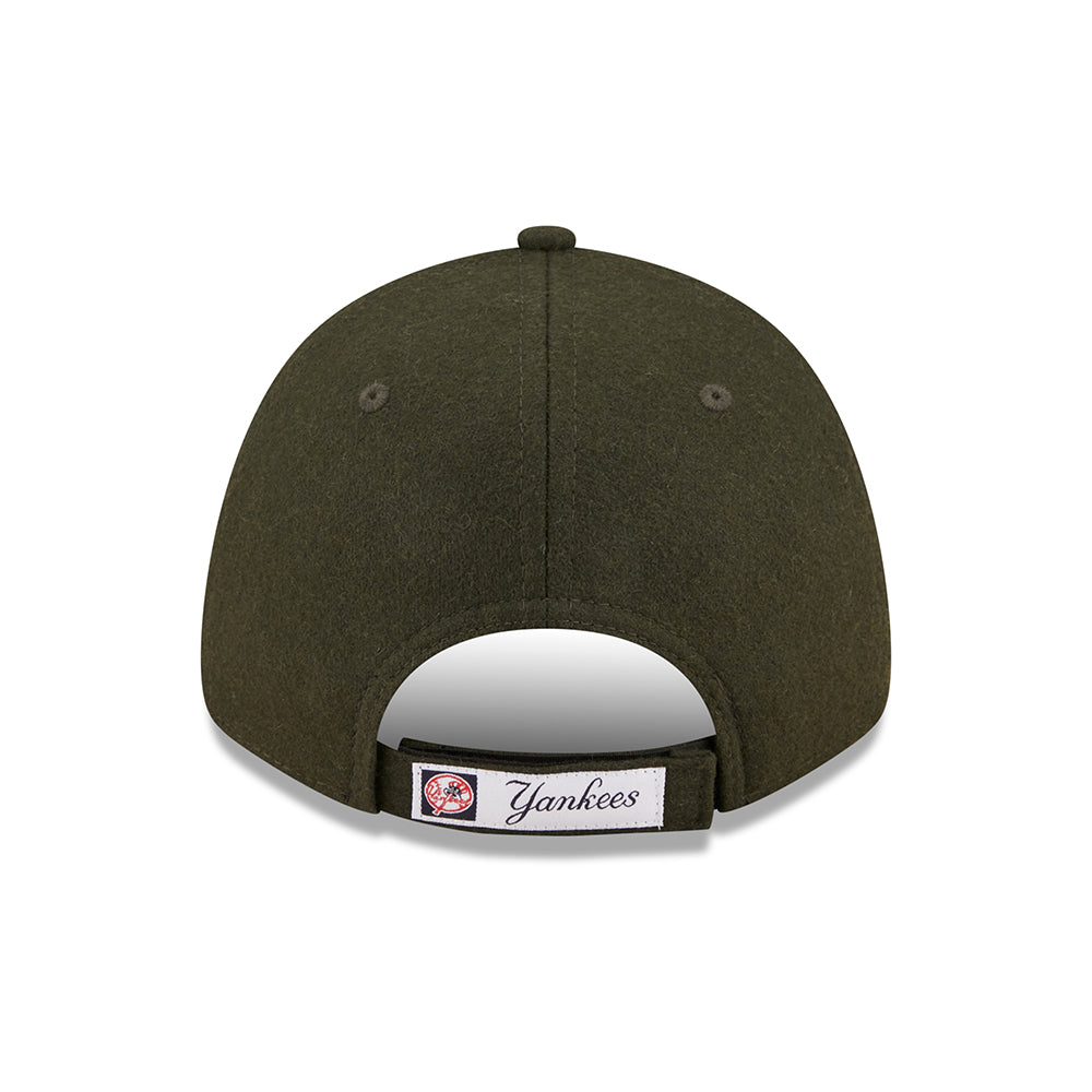 New Era 9FORTY New York Yankees Baseball Cap - MLB Melton The League - Dunkelgrün-Weiß