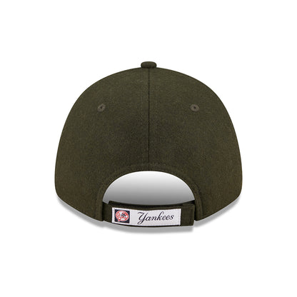 New Era 9FORTY New York Yankees Baseball Cap - MLB Melton The League - Dunkelgrün-Weiß