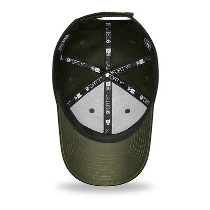 New Era 9FORTY New York Yankees Baseball Cap - MLB Melton The League - Dunkelgrün-Weiß