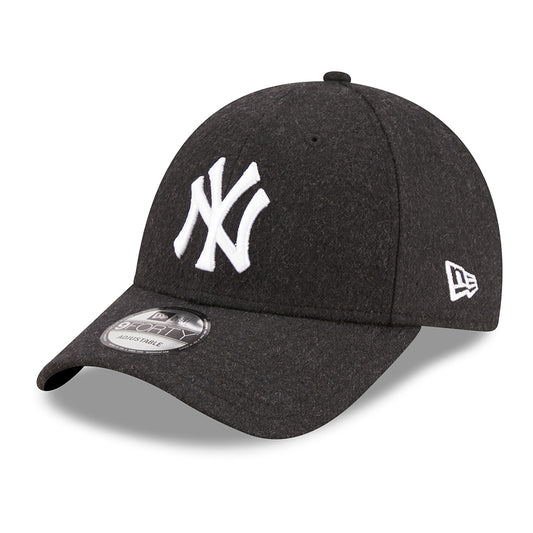 New Era 9FORTY New York Yankees Baseball Cap - MLB Melton The League - Schwarz-Weiß