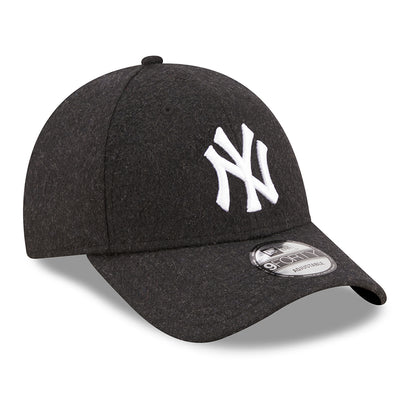 New Era 9FORTY New York Yankees Baseball Cap - MLB Melton The League - Schwarz-Weiß