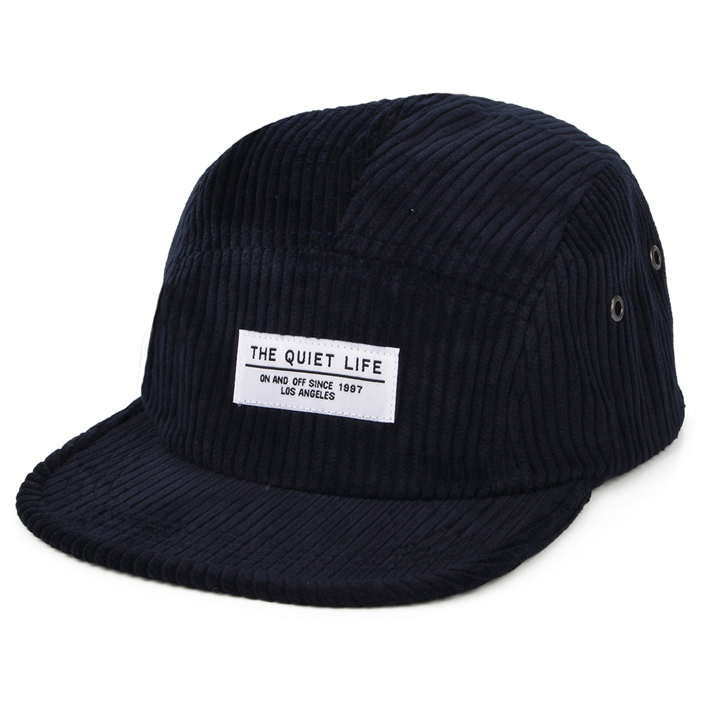 The Quiet Life Chunky Kord 5 Paneelen Cap - Marineblau
