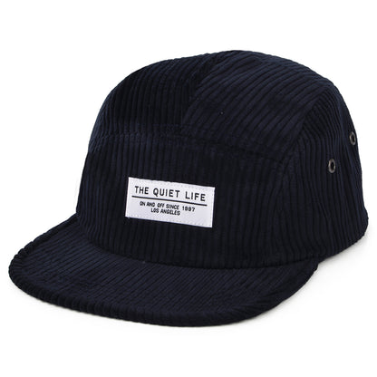 The Quiet Life Chunky Kord 5 Paneelen Cap - Marineblau