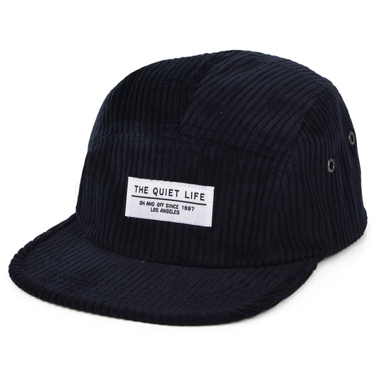 The Quiet Life Chunky Kord 5 Paneelen Cap - Marineblau