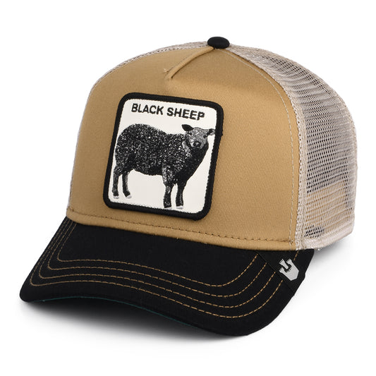 Goorin Black Sheep Trucker Cap - Khaki-Schwarz