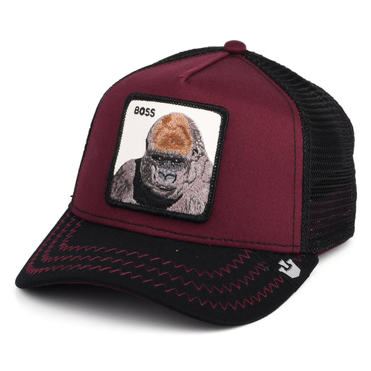 Goorin Boss Trucker Cap - Weinrot