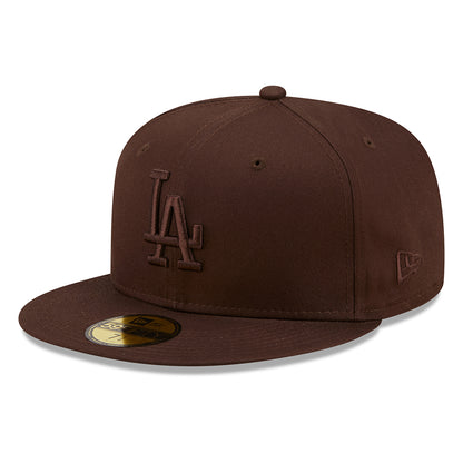 New Era 59FIFTY L.A. Dodgers Baseball Cap - MLB League Essential - Braun