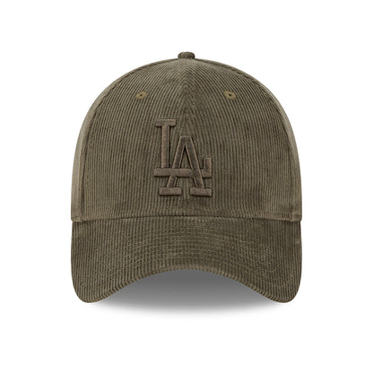 New Era 39THIRTY L.A. Dodgers Baseball Cap - MLB Corduroy - Olivgrün