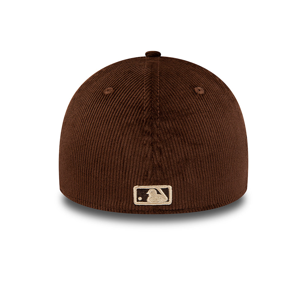 New Era 39THIRTY New York Yankees Baseball Cap - MLB Corduroy - Braun