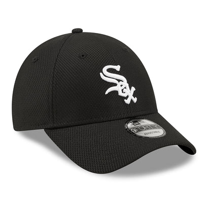 New Era 9FORTY Chicago White Sox Baseball Cap - MLB Diamond Era - Schwarz-Weiß
