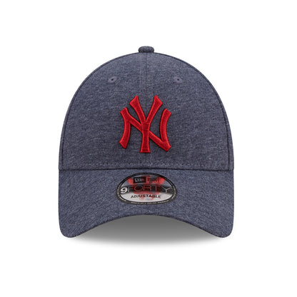 New Era 9FORTY New York Yankees Baseball Cap - MLB Jersey Essential - Marineblau Meliert-Rot