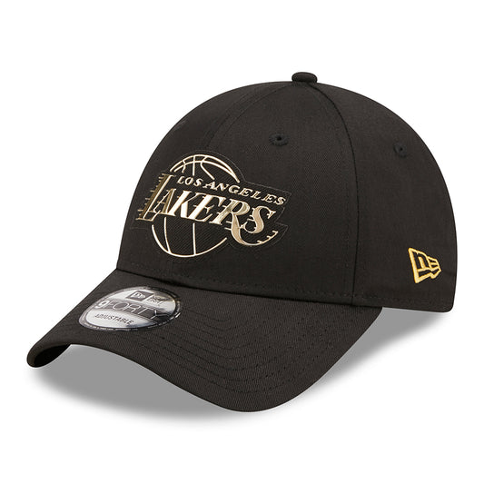 New Era 9FORTY L.A. Lakers Snapback Cap - NBA Foil Logo - Schwarz