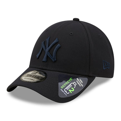 New Era 9FORTY New York Yankees Snapback Cap - MLB Tonal Repreve - Marineblau