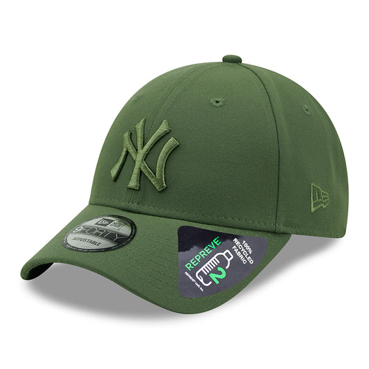 New Era 9FORTY New York Yankees Snapback Cap - MLB Tonal Repreve - Olivgrün