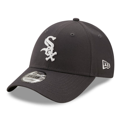 New Era 9FORTY Chicago White Sox Baseball Cap - MLB League Essential II - Graphitgrau-Weiß