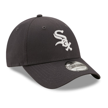 New Era 9FORTY Chicago White Sox Baseball Cap - MLB League Essential II - Graphitgrau-Weiß