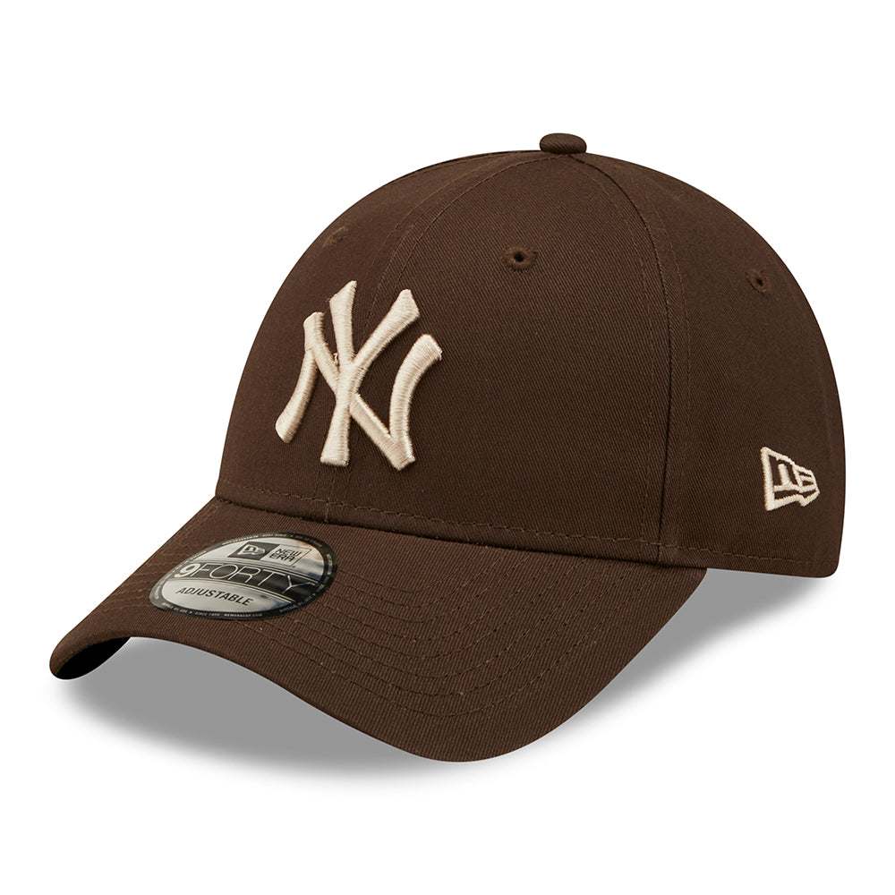 New Era 9FORTY II New York Yankees Baseball Cap - MLB League Essential - Braun-Steingrau