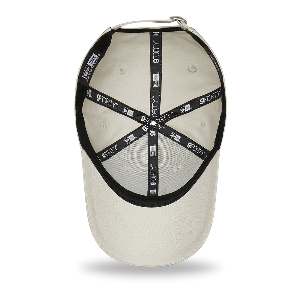 New Era 9FORTY II New York Yankees Baseball Cap - MLB League Essential - Steingrau-Orange