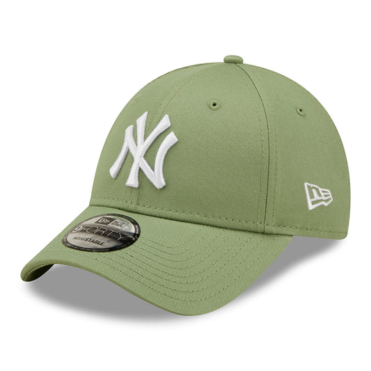 New Era 9FORTY II New York Yankees Baseball Cap - MLB League Essential - Jadegrün-Weiß