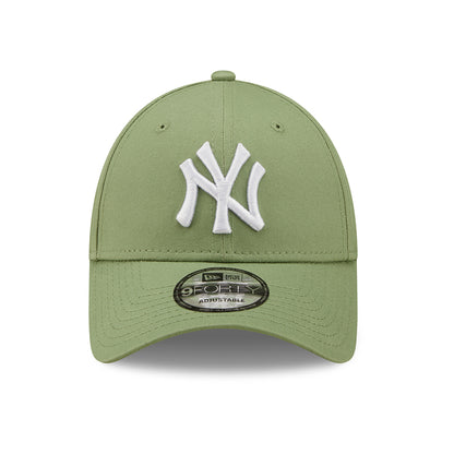 New Era 9FORTY II New York Yankees Baseball Cap - MLB League Essential - Jadegrün-Weiß