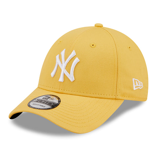 New Era 9FORTY II New York Yankees Baseball Cap - MLB League Essential - Honig-Weiß
