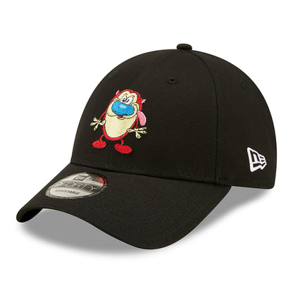 New Era 9FORTY Stimpy Baseball Cap - Nickelodeon Character - Schwarz