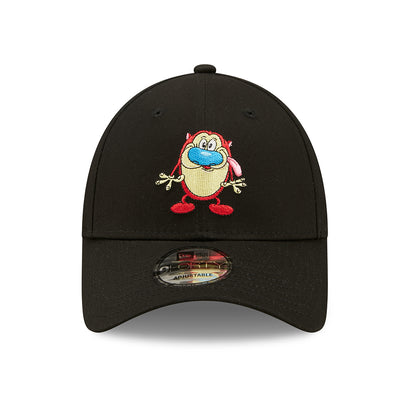 New Era 9FORTY Stimpy Baseball Cap - Nickelodeon Character - Schwarz