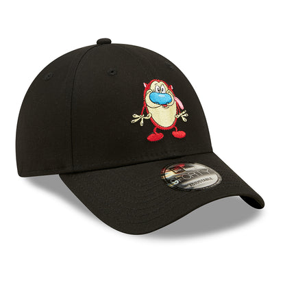 New Era 9FORTY Stimpy Baseball Cap - Nickelodeon Character - Schwarz