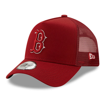 New Era 9FORTY Boston Red Sox Trucker Cap - MLB League Essential II - Weinrot