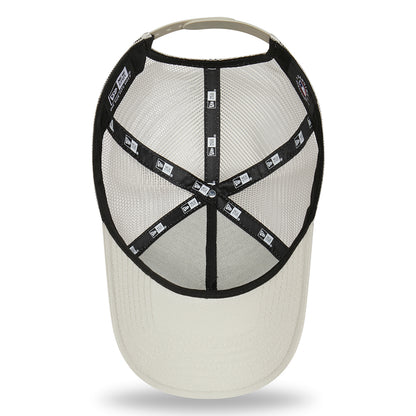 New Era 9FORTY A-Frame L.A. Dodgers Trucker Cap - MLB League Essential II - Steingrau-Orange