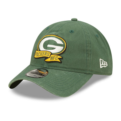 New Era 9TWENTY Green Bay Packers Baseball Cap - NFL Sideline On Field - Grün