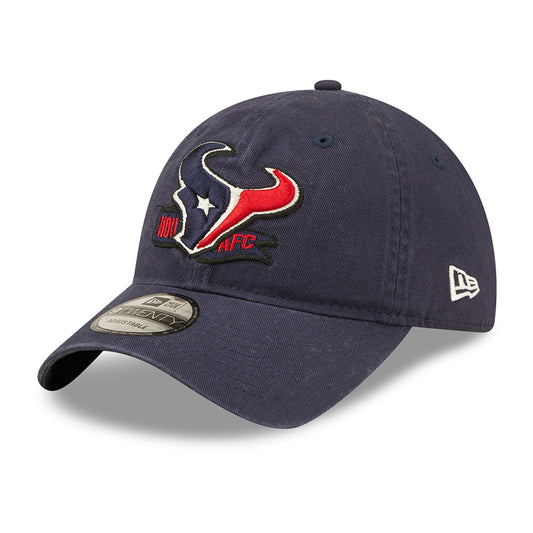 New Era 9TWENTY Houston Texans Baseball Cap - NFL Sideline On Field - Marineblau