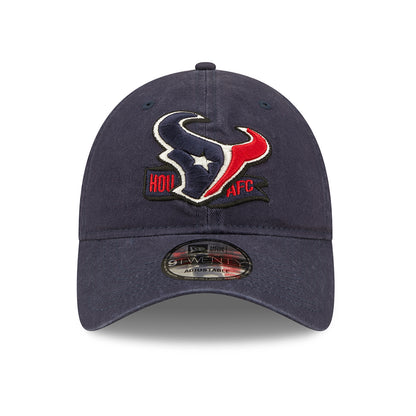 New Era 9TWENTY Houston Texans Baseball Cap - NFL Sideline On Field - Marineblau
