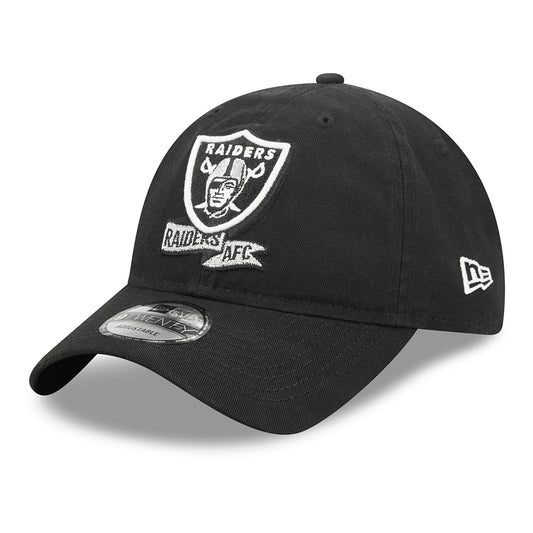 New Era 9TWENTY Las Vegas Raiders Baseball Cap - NFL Sideline On Field - Schwarz