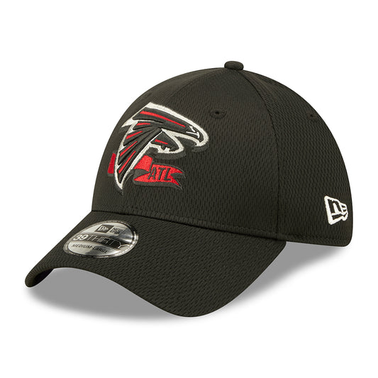 New Era 39THIRTY Atlanta Falcons Baseball Cap - NFL Sideline On Field - Schwarz