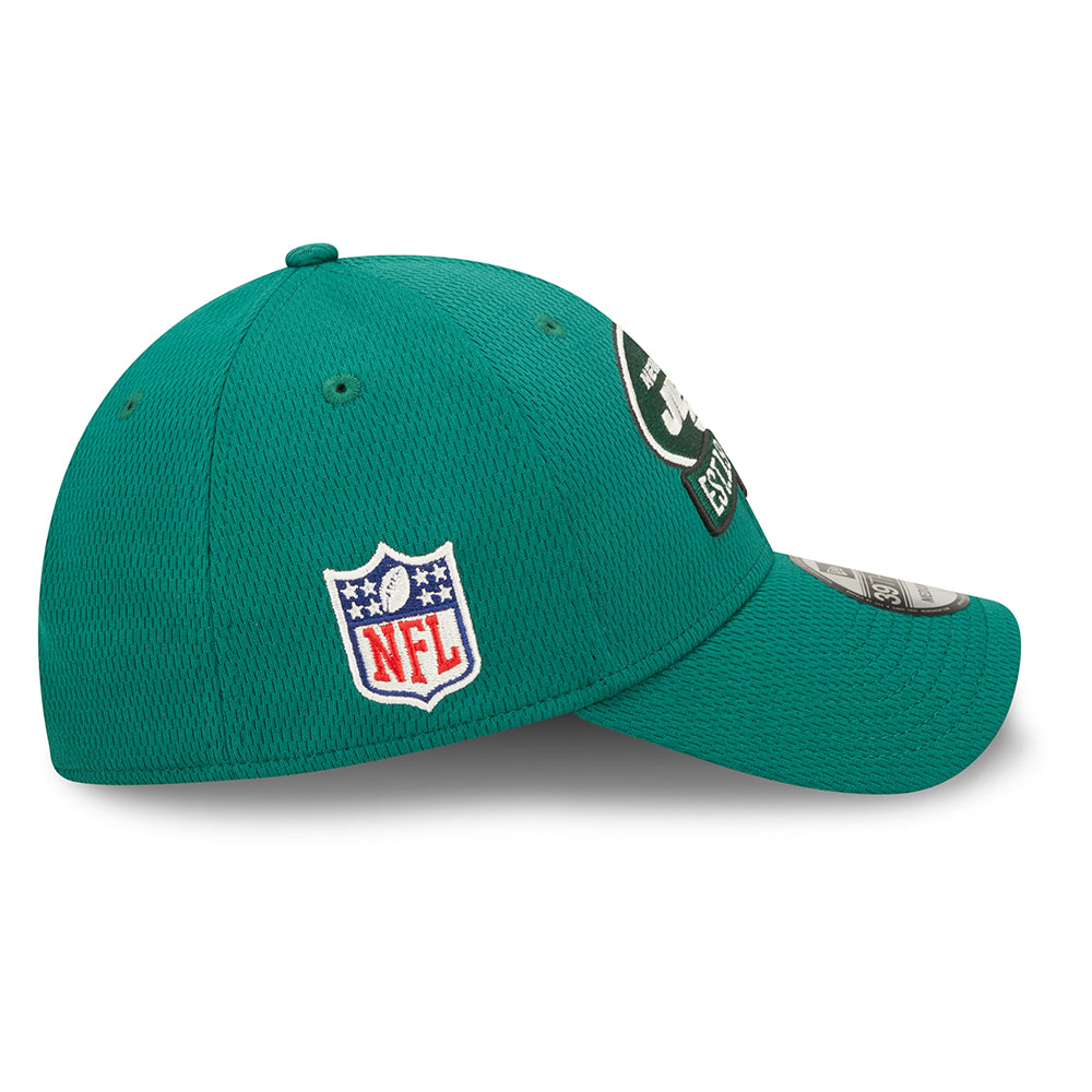 New Era 39THIRTY New York Jets Baseball Cap - NFL Sideline On Field - Grün