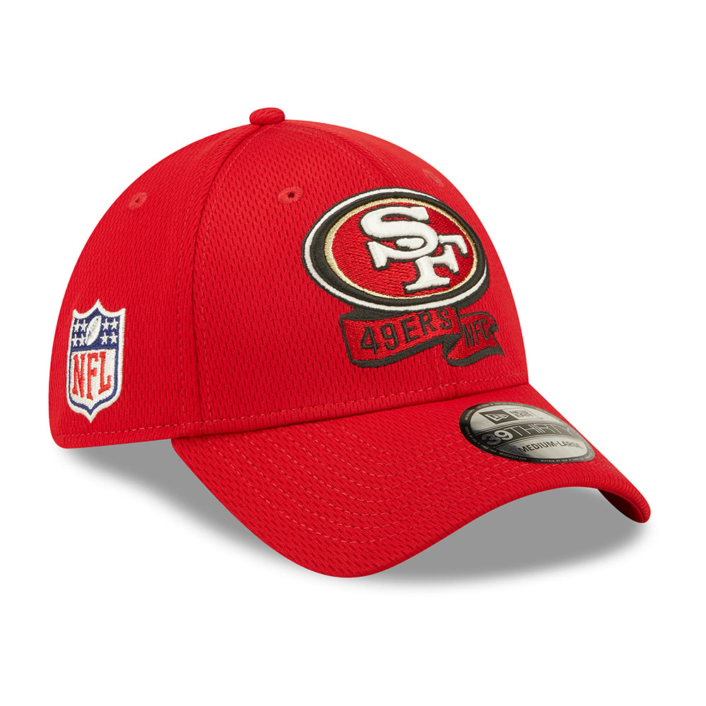 New Era 39THIRTY San Francisco 49ers Baseball Cap - NFL Sideline On Field - Rot