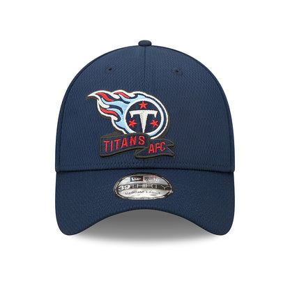 New Era 39THIRTY Tennessee Titans Baseball Cap - NFL Sideline On Field - Blau