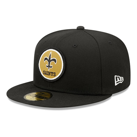 New Era 59FIFTY New Orleans Saints Baseball Cap - NFL Sideline Historic - Schwarz