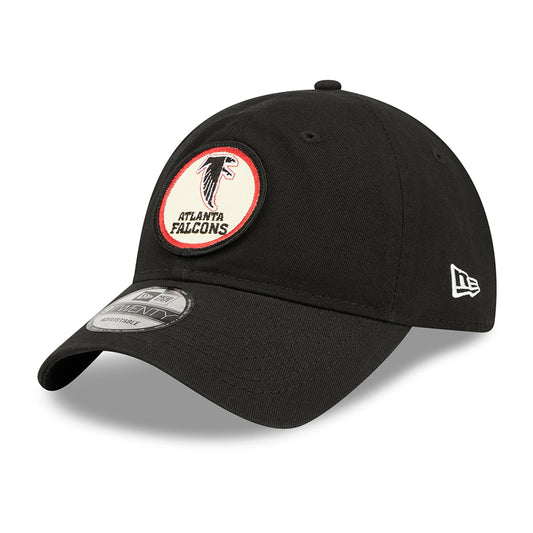 New Era 9TWENTY Atlanta Falcons Baseball Cap - NFL Sideline Historic - Schwarz